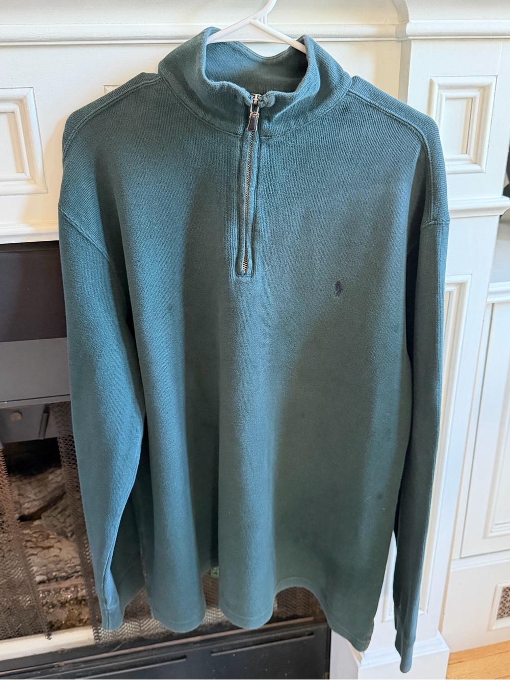 Polo Ralph Lauren Shamrock Green 1/4 Zip Pullover Large L